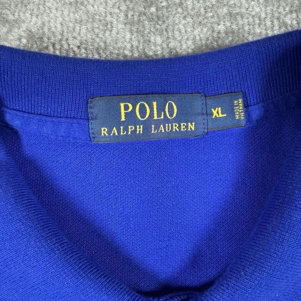 Polo Ralph Lauren Shirt Men's XL Blue Long Sleeve Cotton Casual Preppy